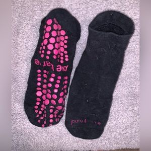 Pink/Black Pure Barre Socks